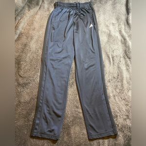 Adidas Straight 3-Stripes Track Pants in Black with Black Stripes Unisex Small